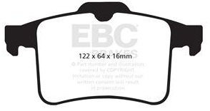 EBC Redstuff Bremsbeläge hinten