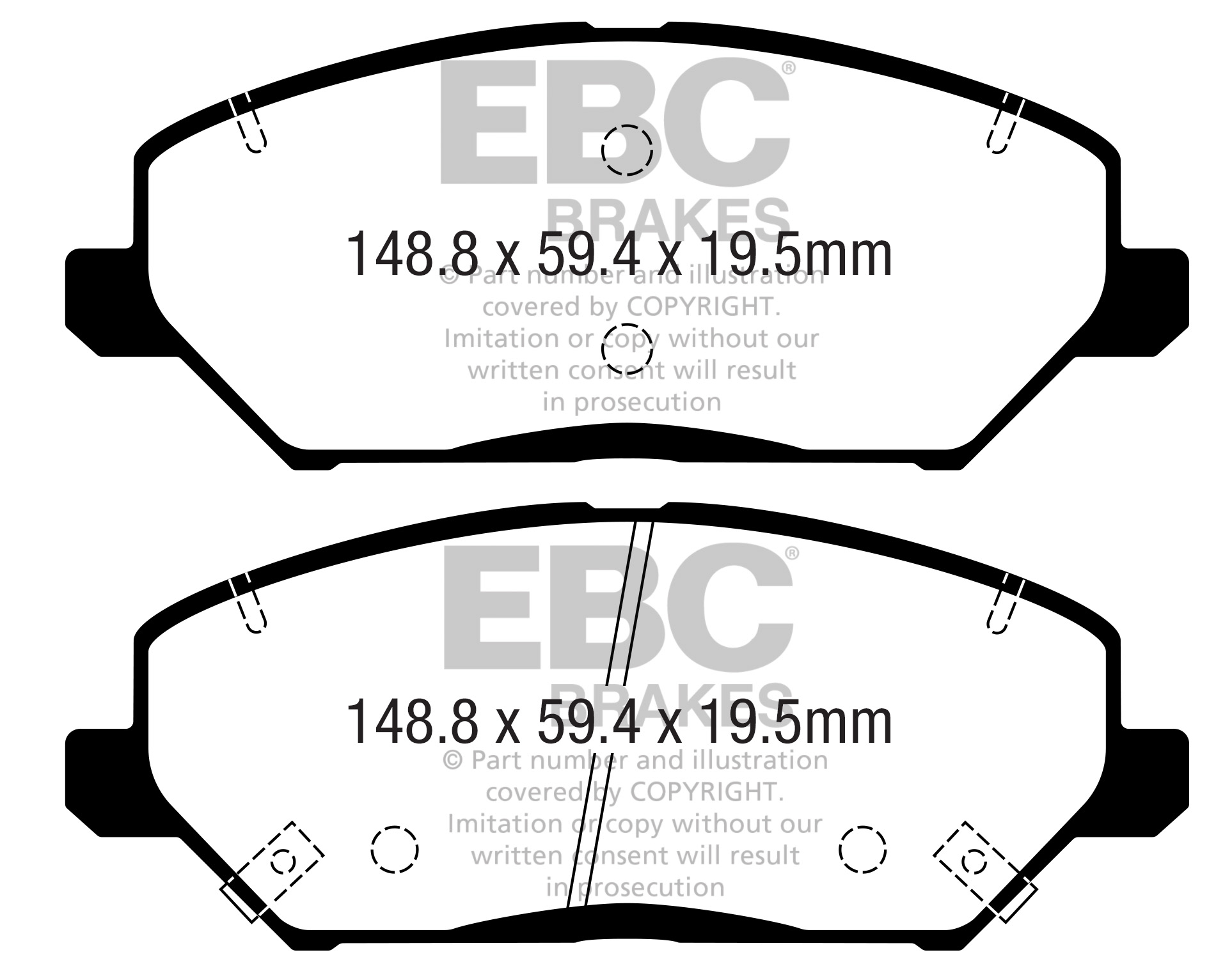 EBC Blackstuff Brake pads front