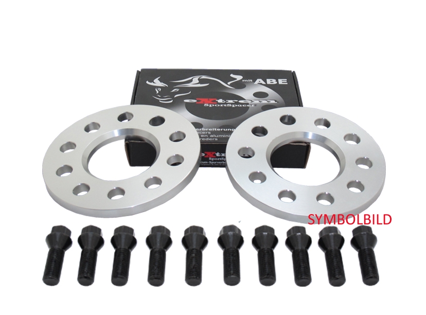 Novus Wheel spacers 10mm incl. wheel bolts