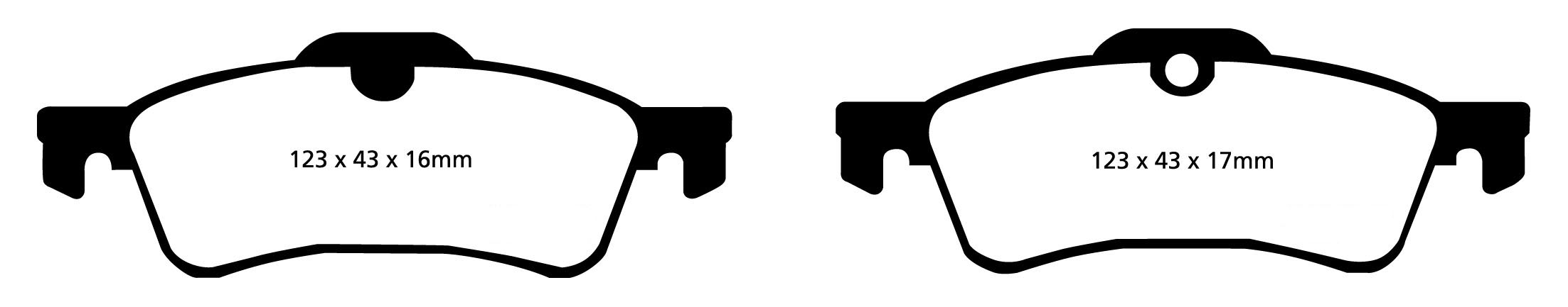 EBC Blackstuff Brake pads rear