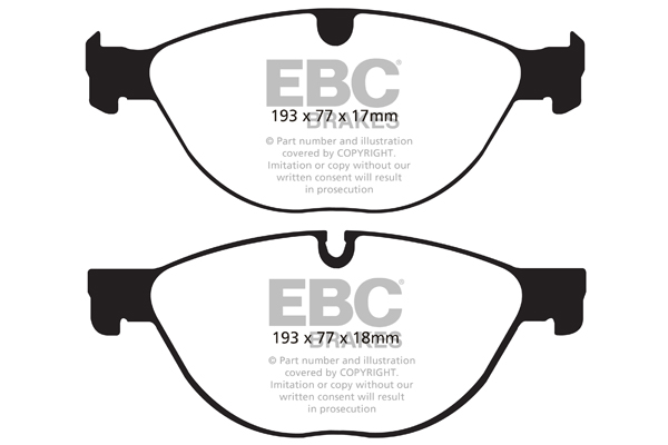 EBC Redstuff Bremsbeläge vorne
