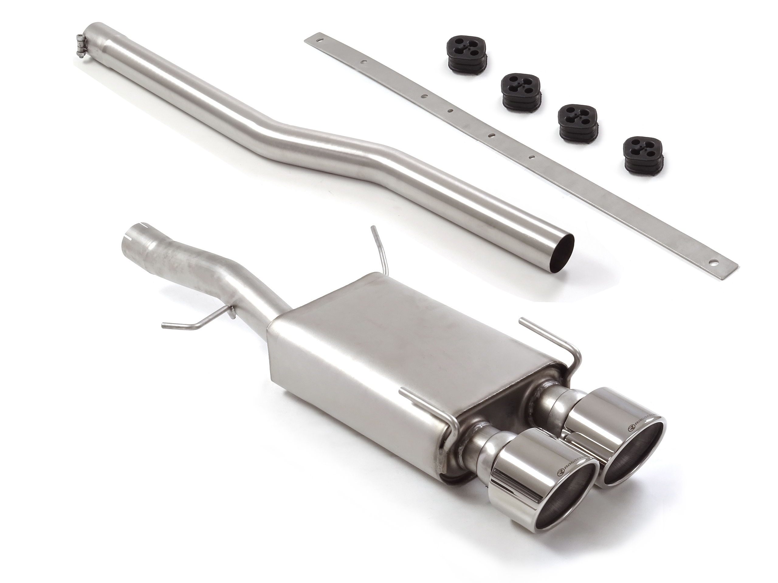Ragazzon rear silencer 129mm centered Sport Line