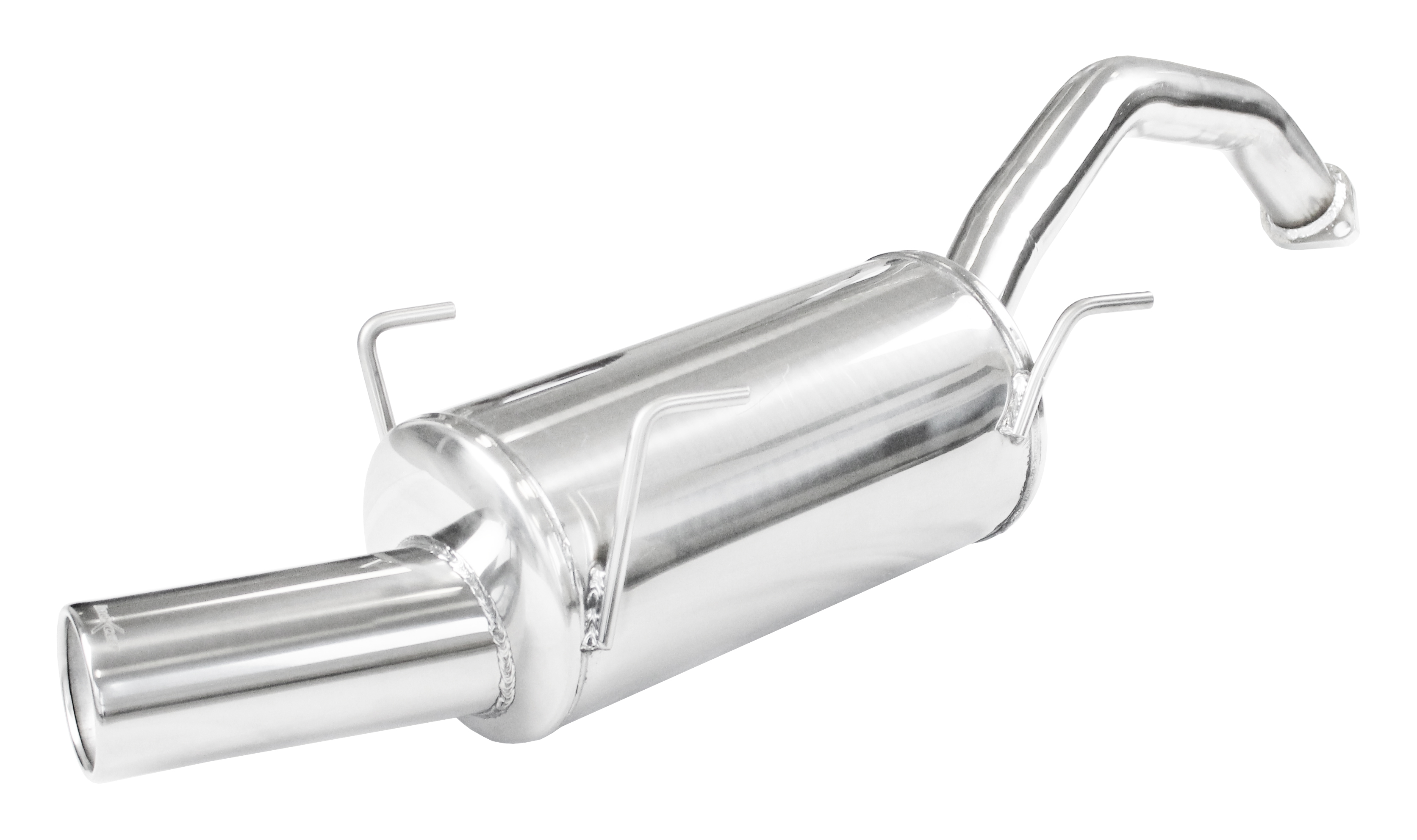 TOCE-01-102 Inoxcar Endschalldämpfer 1x 102mm rund
