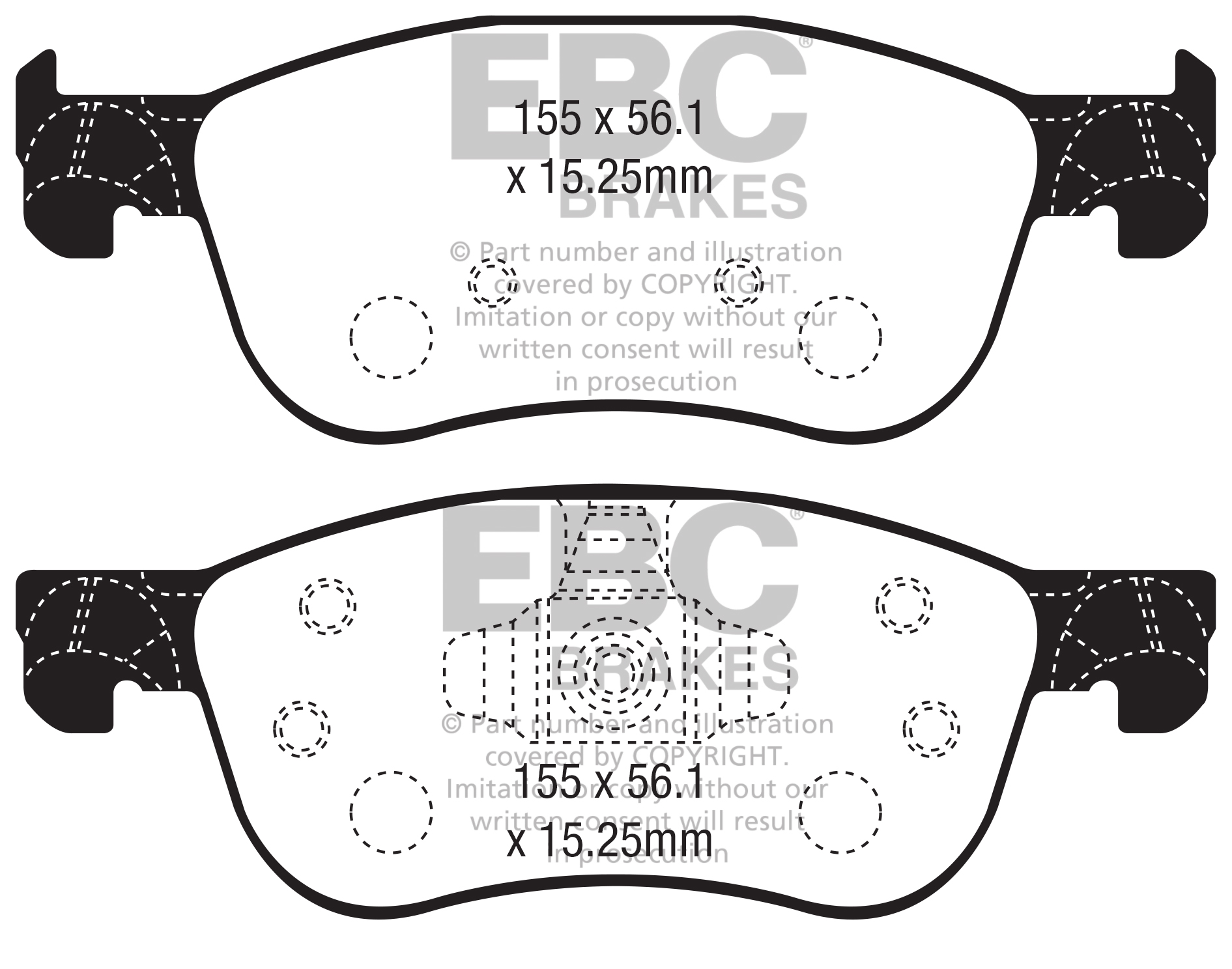 EBC Yellowstuff Brake pads front