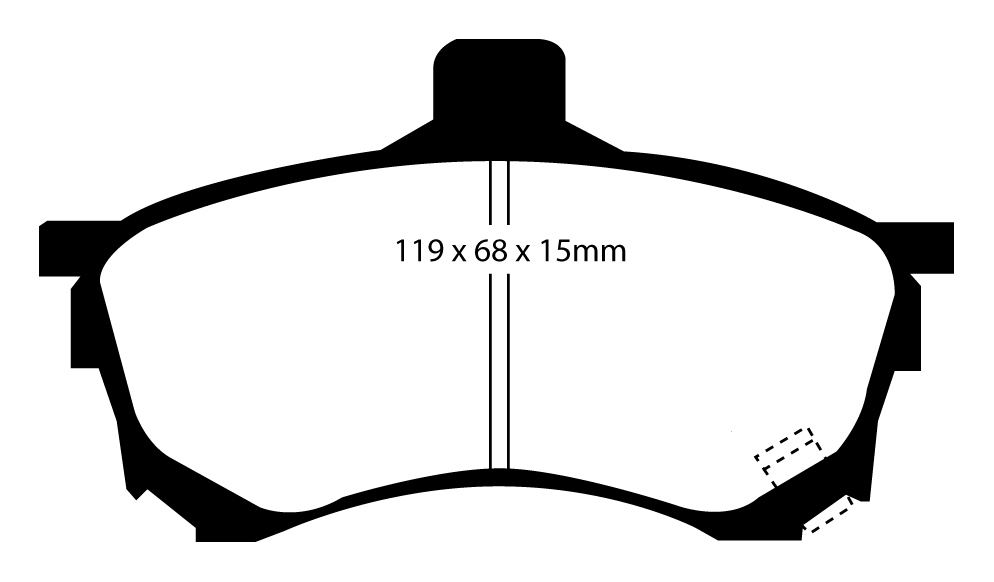 EBC Blackstuff Brake pads front
