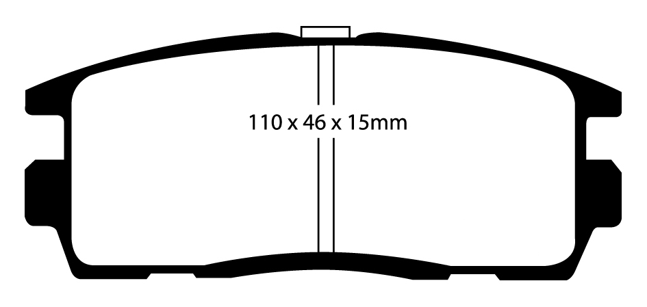 EBC Blackstuff Bremsbeläge hinten