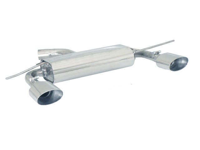 Ragazzon Duplex-Endschalldämpfer 1x 135x90mm oval Sport Line