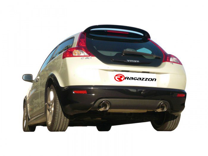 Ragazzon Duplex rear silencer 1x 90mm round