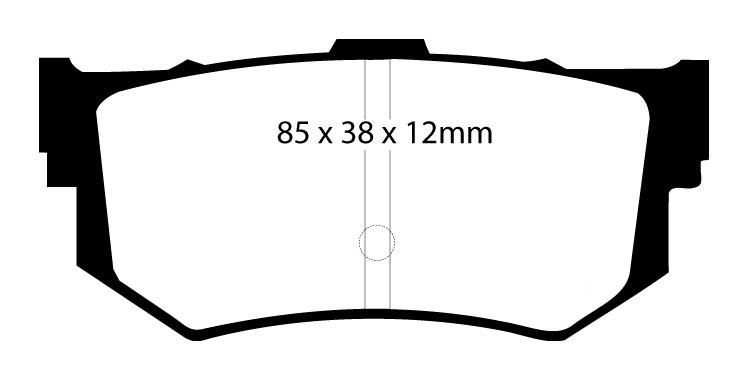 EBC Blackstuff Bremsbeläge hinten