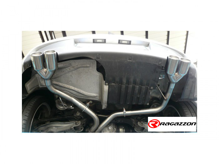 Ragazzon Duplex-Endrohre 2x 80mm rund versetzt