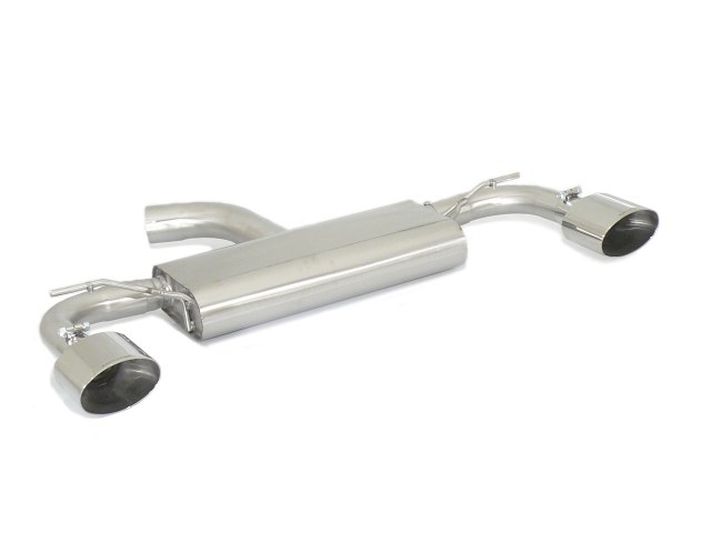 Ragazzon Duplex-Endschalldämpfer 1x 135x90mm oval Sport Line