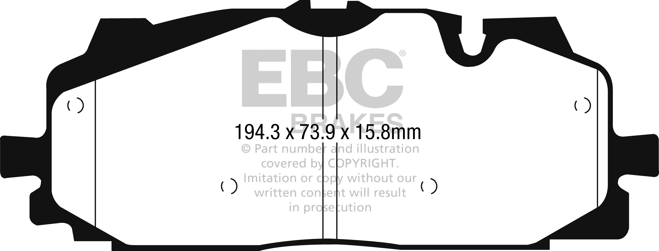 A2277 EBC Yellowstuff Bremsbeläge vorne