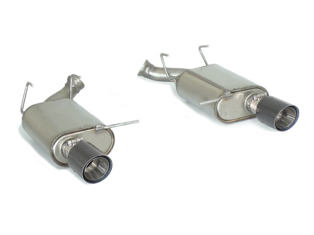 Ragazzon Duplex rear silencer 1x 90mm round Carbon Shot