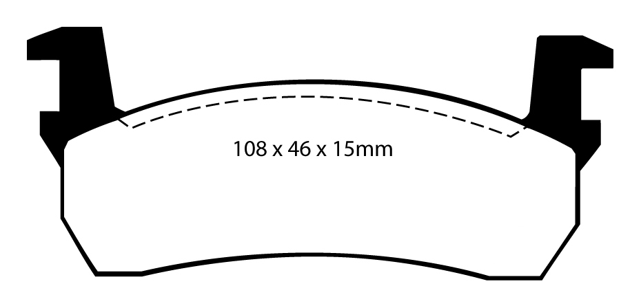 A0484 EBC Blackstuff Brake pads front