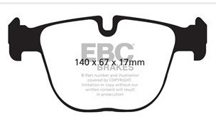 EBC Yellowstuff Bremsbeläge hinten