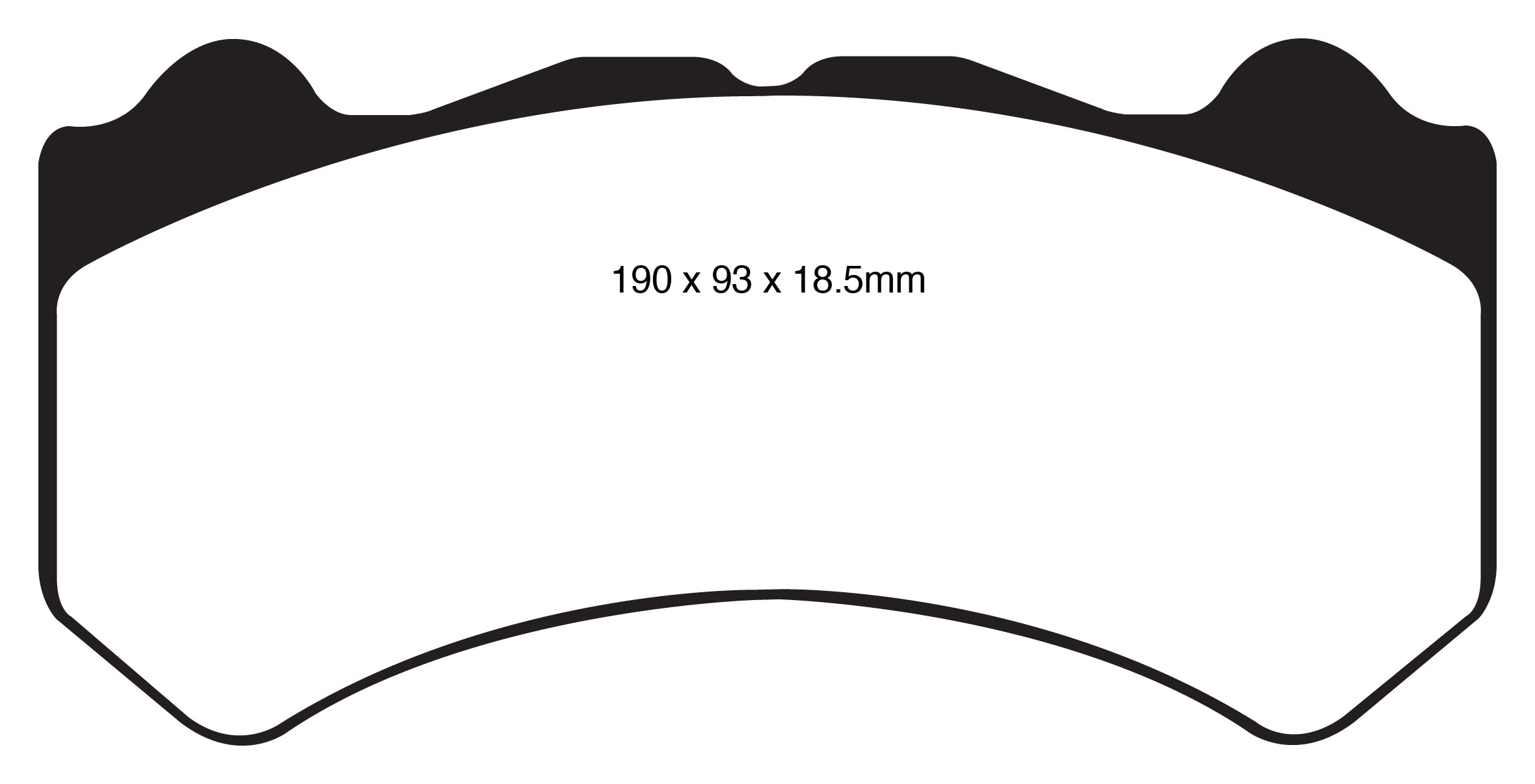 EBC racing brake pads RP1 front