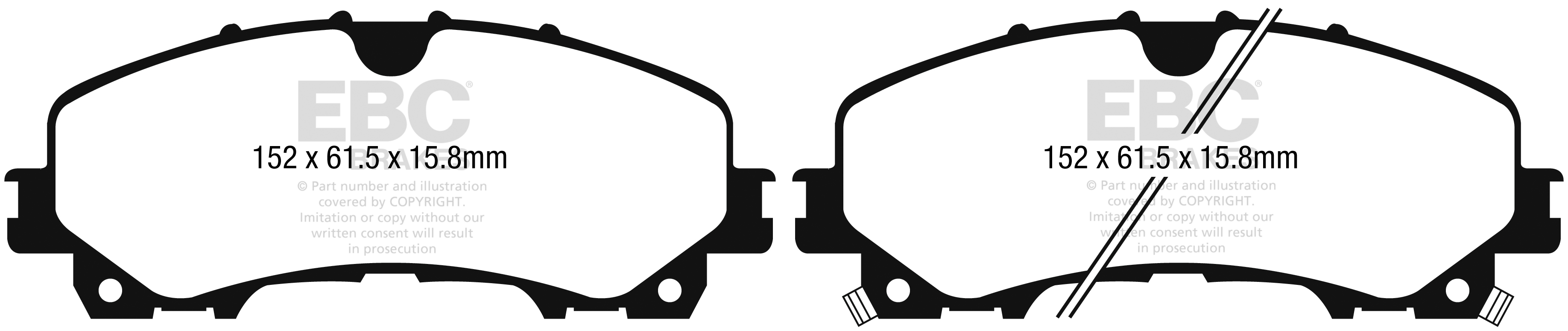 EBC Yellowstuff Brake pads front