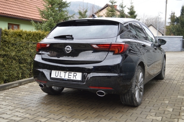 Ulter Sport Duplex Rear silencer 1x 120x80mm oval