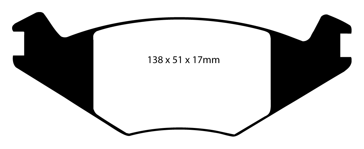 A0515 EBC Greenstuff Brake pads front