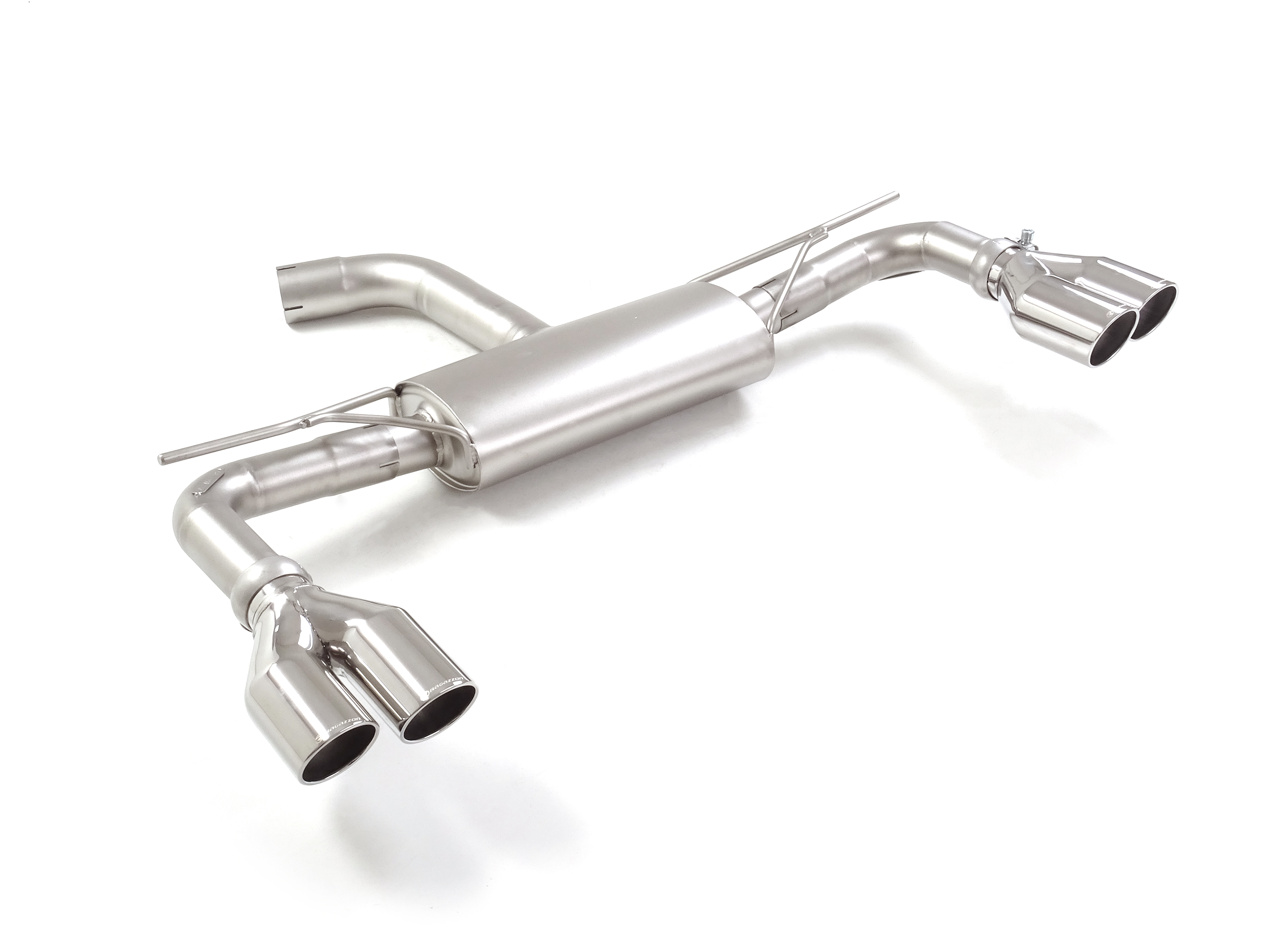 Ragazzon Duplex-Endschalldämpfer 2x80mm rund Sport Line Ragazzon Duplex-Endschalldämpfer 2x80mm rund Sport Line