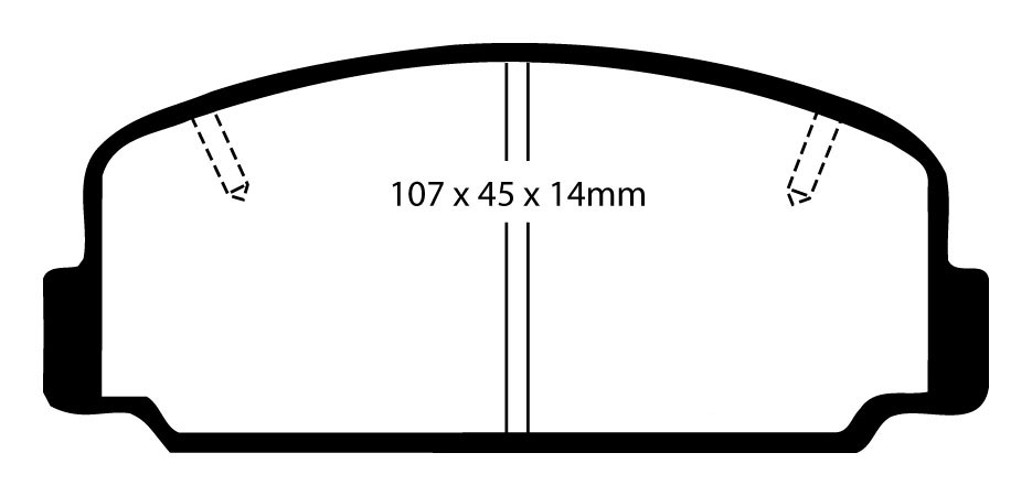 EBC Blackstuff Brake pads front