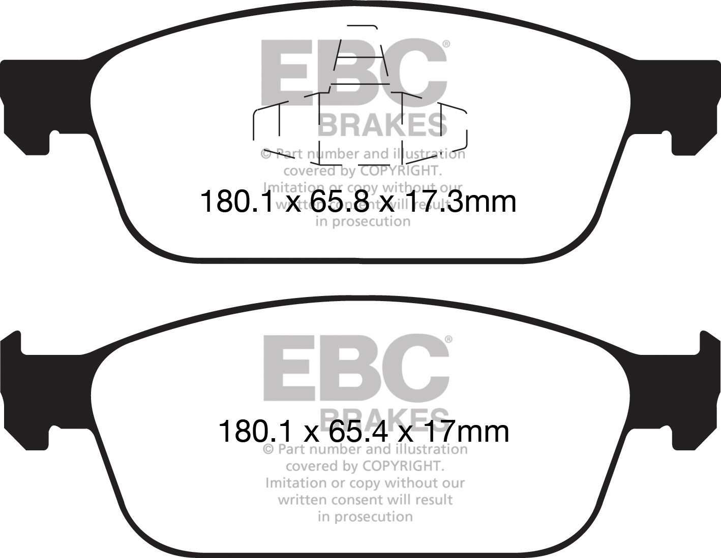 EBC Blackstuff Brake pads front