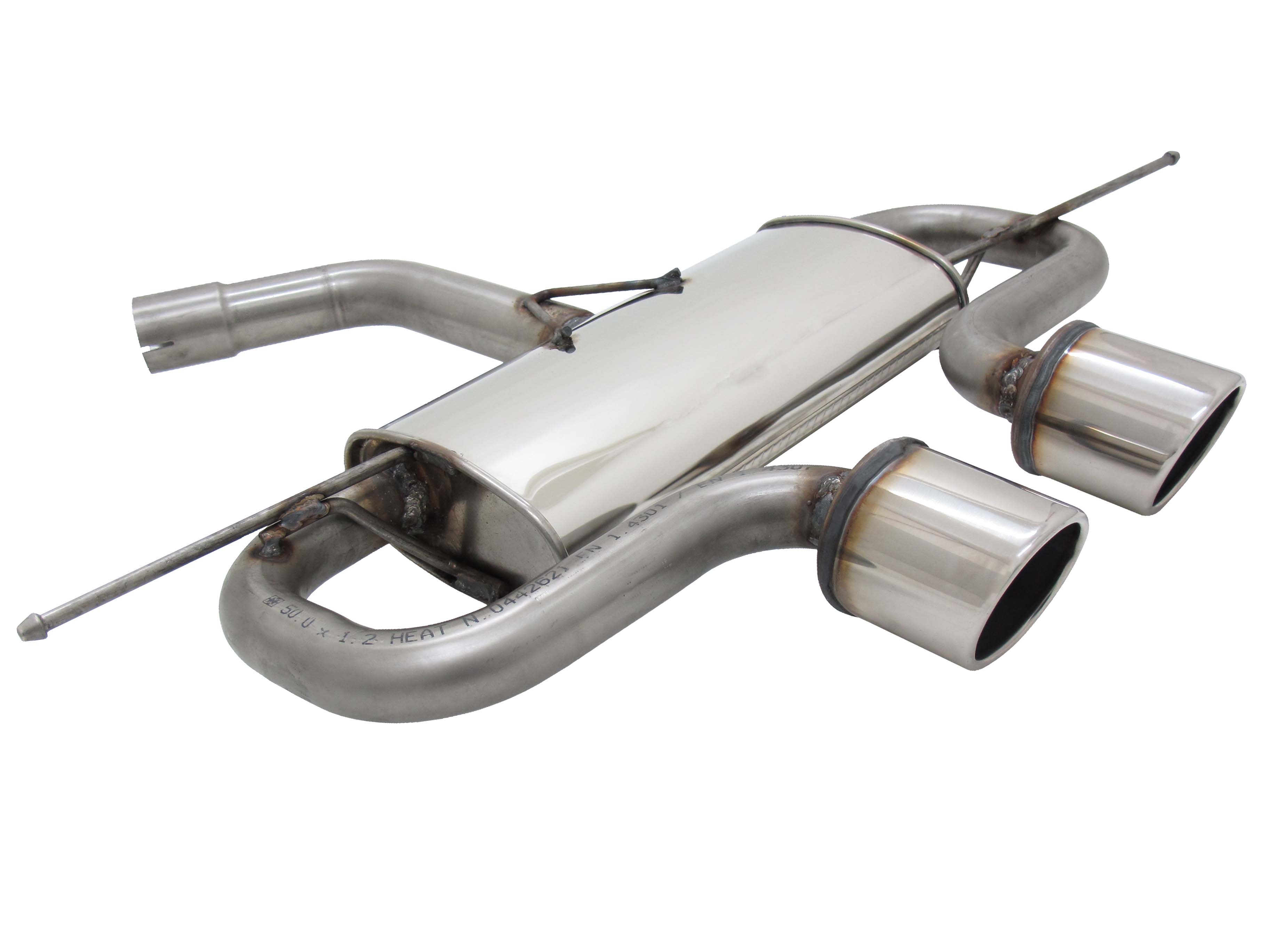 Novus rear silencer 2x 100mm SR-Design