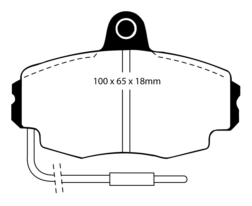 A0426 EBC Bluestuff NDX Rennbremsbeläge vorne