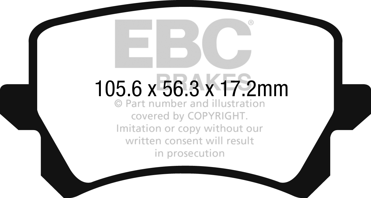 A2278 EBC Yellowstuff Bremsbeläge hinten