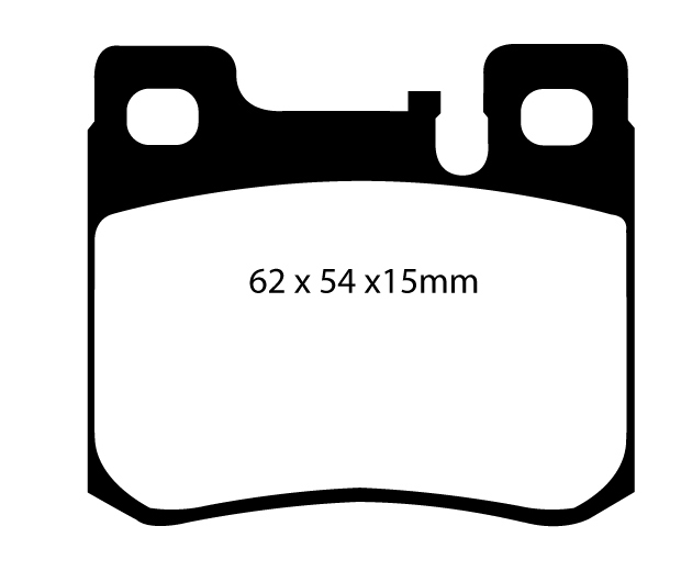 A1026 EBC Blackstuff Brake pads rear
