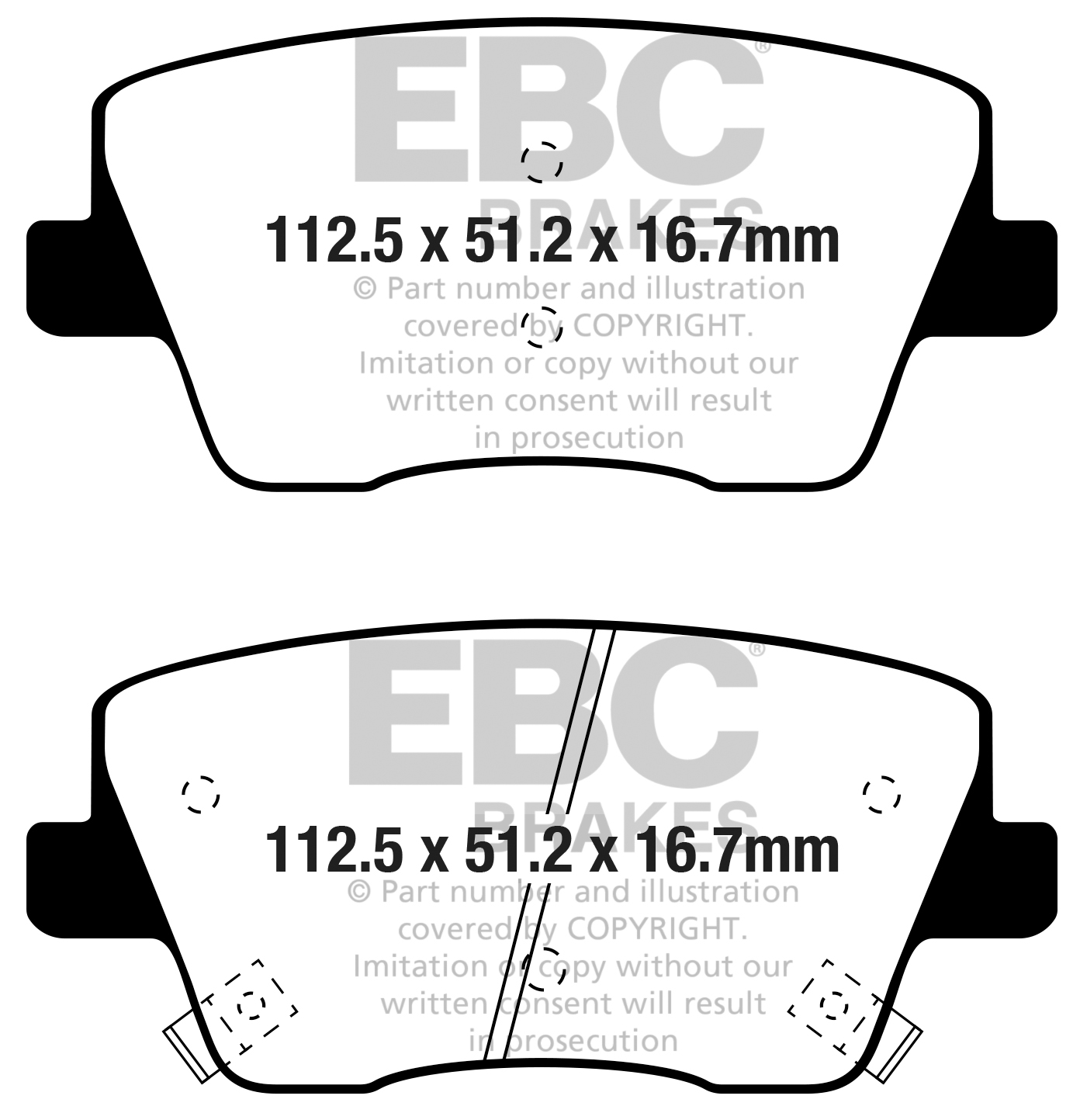 EBC Greenstuff Bremsbeläge hinten