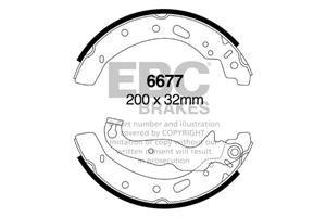 A6677 EBC Premium Brake shoes