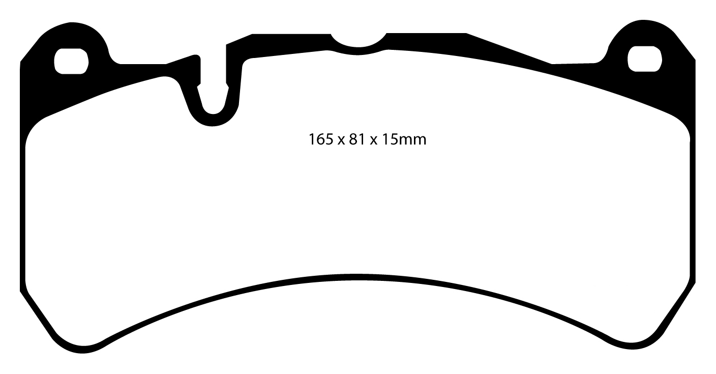 A1591 EBC Yellowstuff Brake pads front