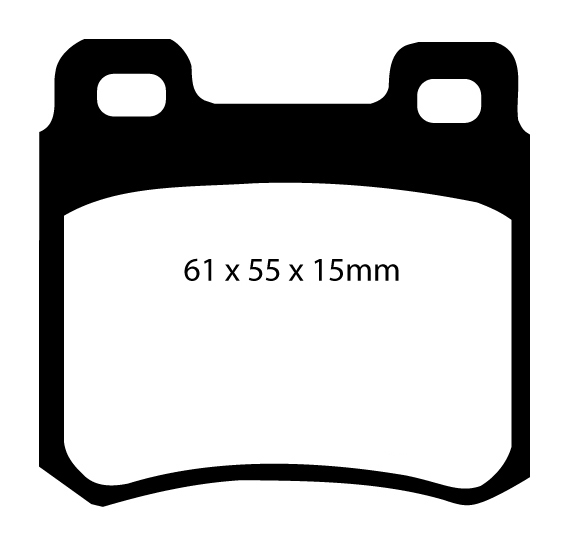 EBC Blackstuff Brake pads rear