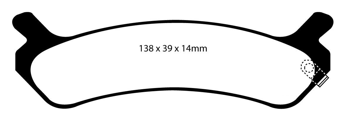 A1017 EBC Blackstuff Brake pads rear