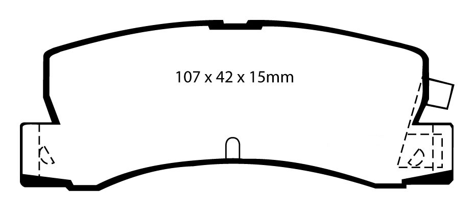 A0629 EBC Yellowstuff Brake pads rear
