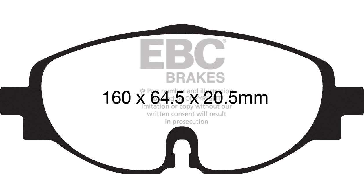EBC Yellowstuff Brake pads front