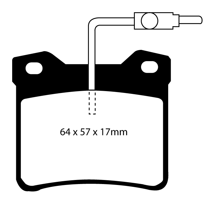 EBC Greenstuff Brake pads rear