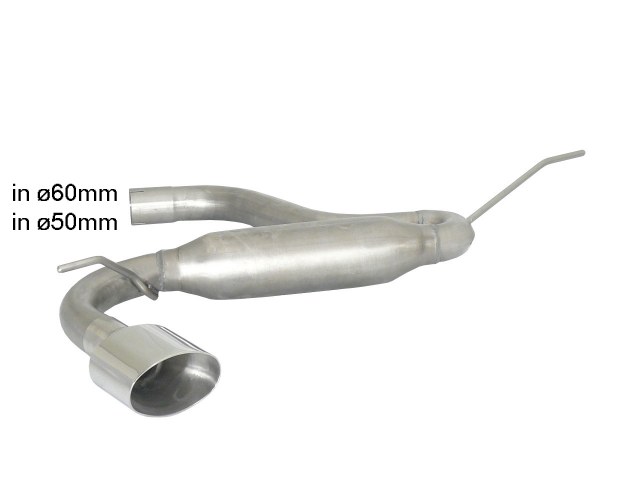 Ragazzon Endschalldämpfer 1x 135x90mm oval Sport Line