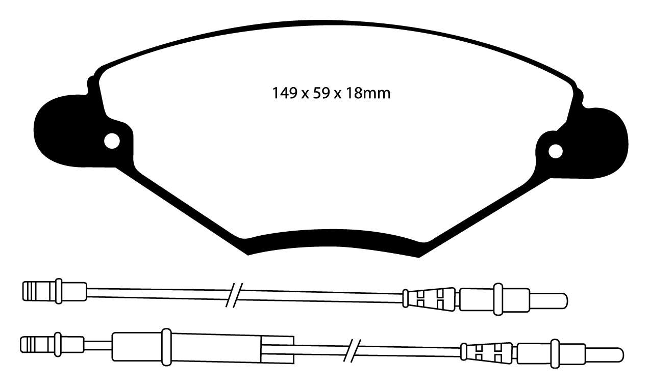 EBC Greenstuff Brake pads front