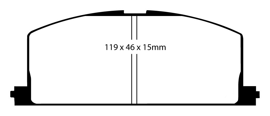 EBC Redstuff Brake pads front