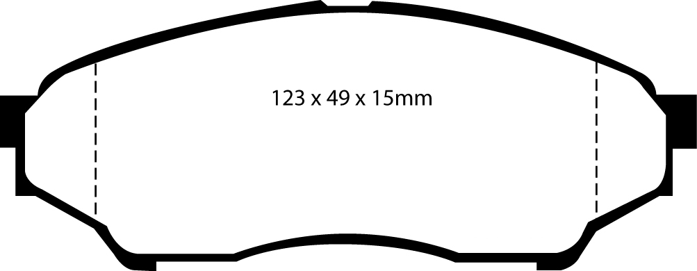 A1347 EBC Yellowstuff Bremsbeläge vorne
