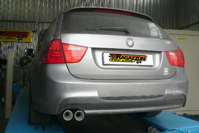 BMW_E91_320D_58-0350-26tWFkW9DLk1jQK Ragazzon Endschalldämpfer 2x 80mm rund versetzt