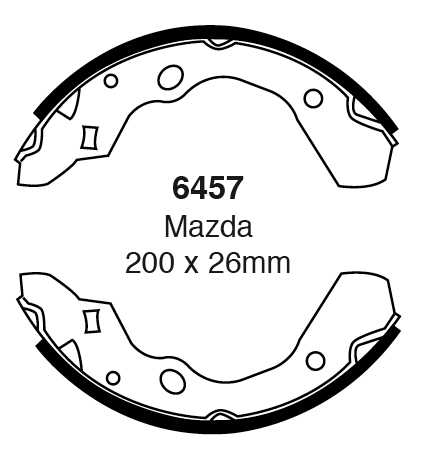 A6457 EBC Premium Brake shoes