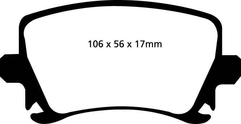 A1518 EBC Yellowstuff Bremsbeläge hinten