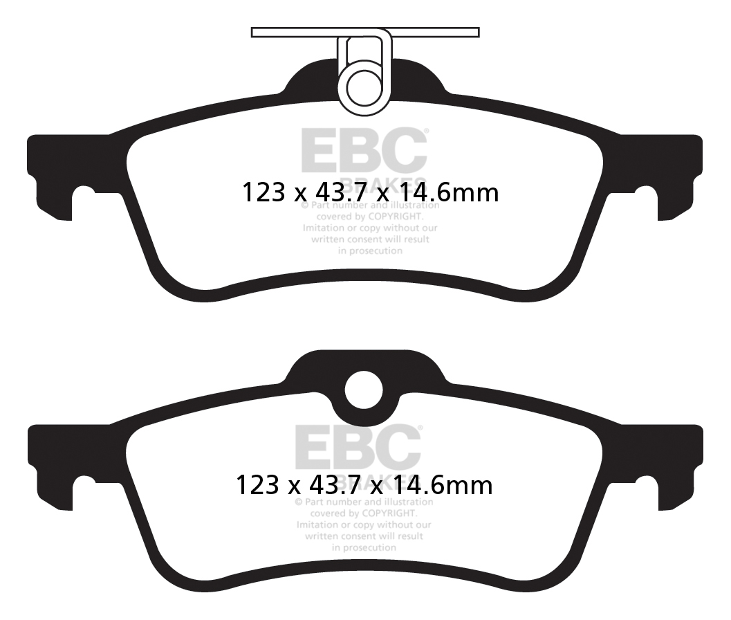 EBC Blackstuff Bremsbeläge hinten