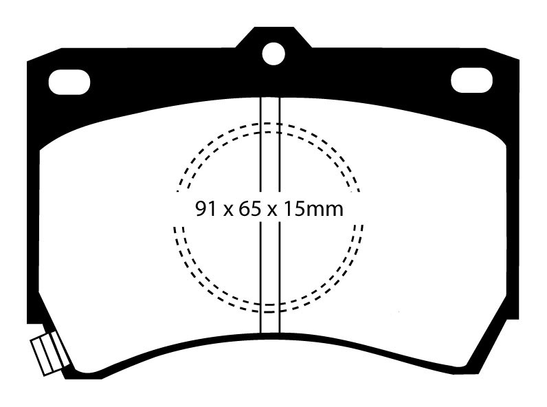 A0655 EBC Blackstuff Brake pads front
