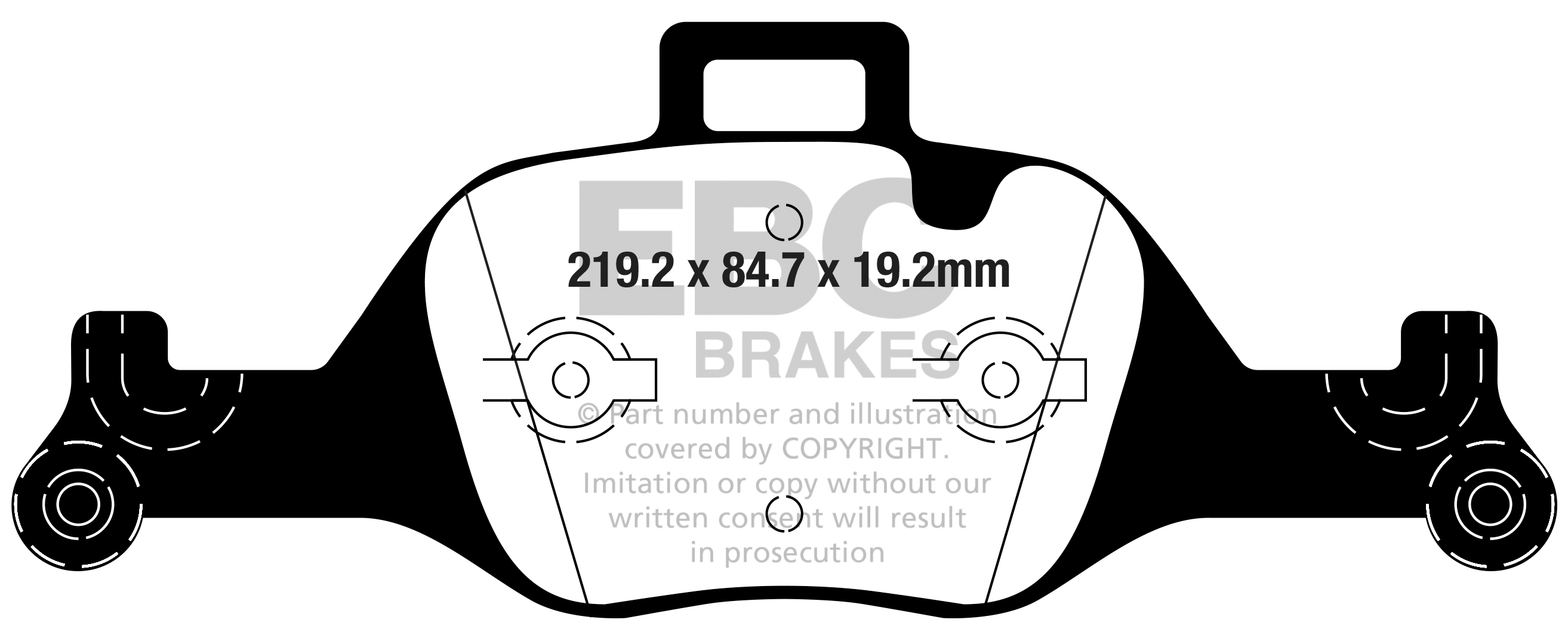 A2289 EBC Greenstuff Brake pads front
