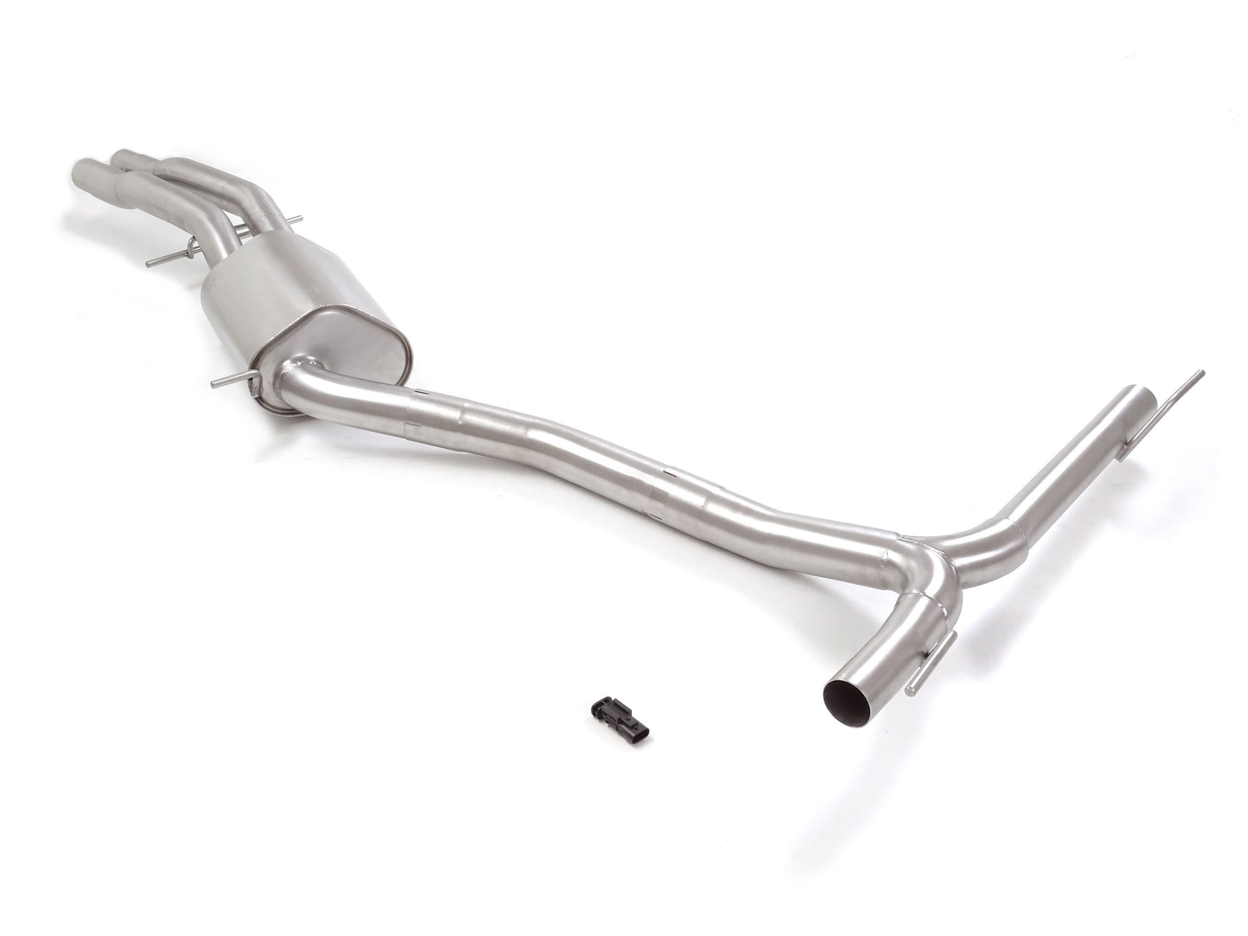 50-1056-40 Ragazzon Mittelschalldämpfer Gruppe N + Duplex Endrohre