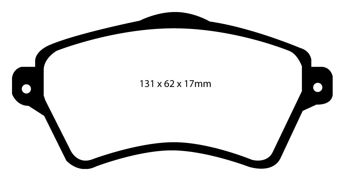 EBC Blackstuff Brake pads front